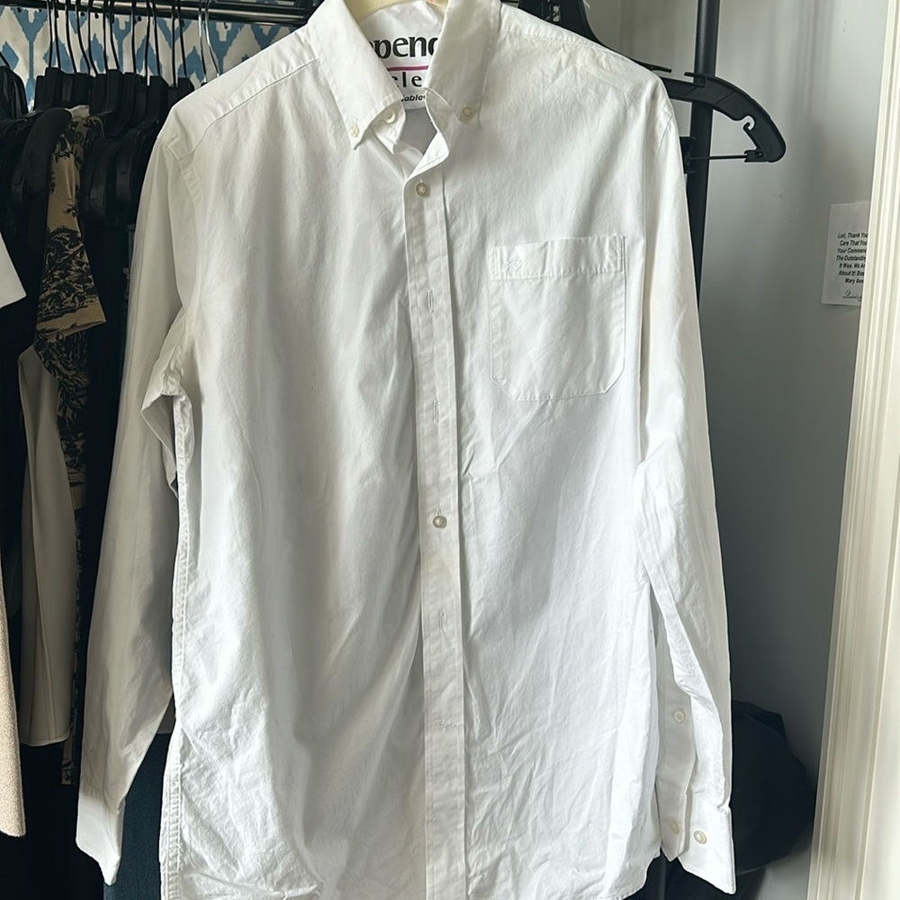 Men’s small classic fit southern tide white button down